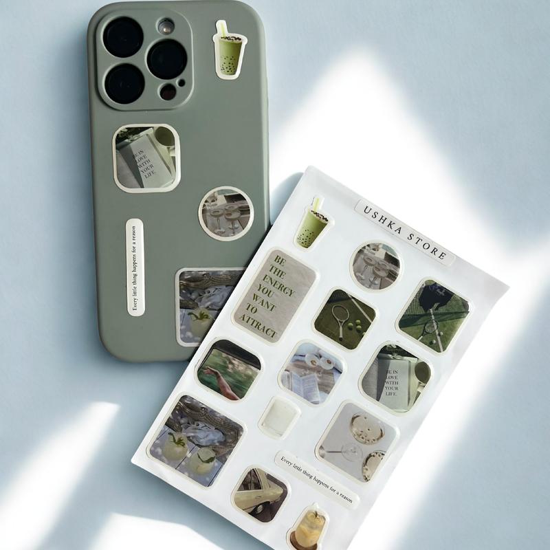 3D Epoxy Phone Stickers Set – Waterproof Domed Decals for Phone, Laptop Glossy Bubble Stickers