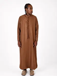 Luxury Coffee Brown Emirati Thobe