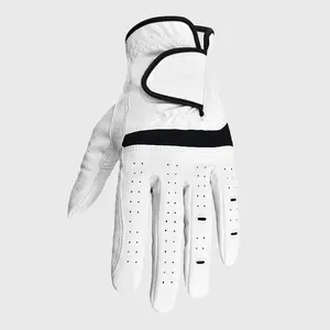 Genuine Leather Golf Single Glove, Anti-Slip Grip, Wear-Resistant, Breathable Golf Sports Glove 2135