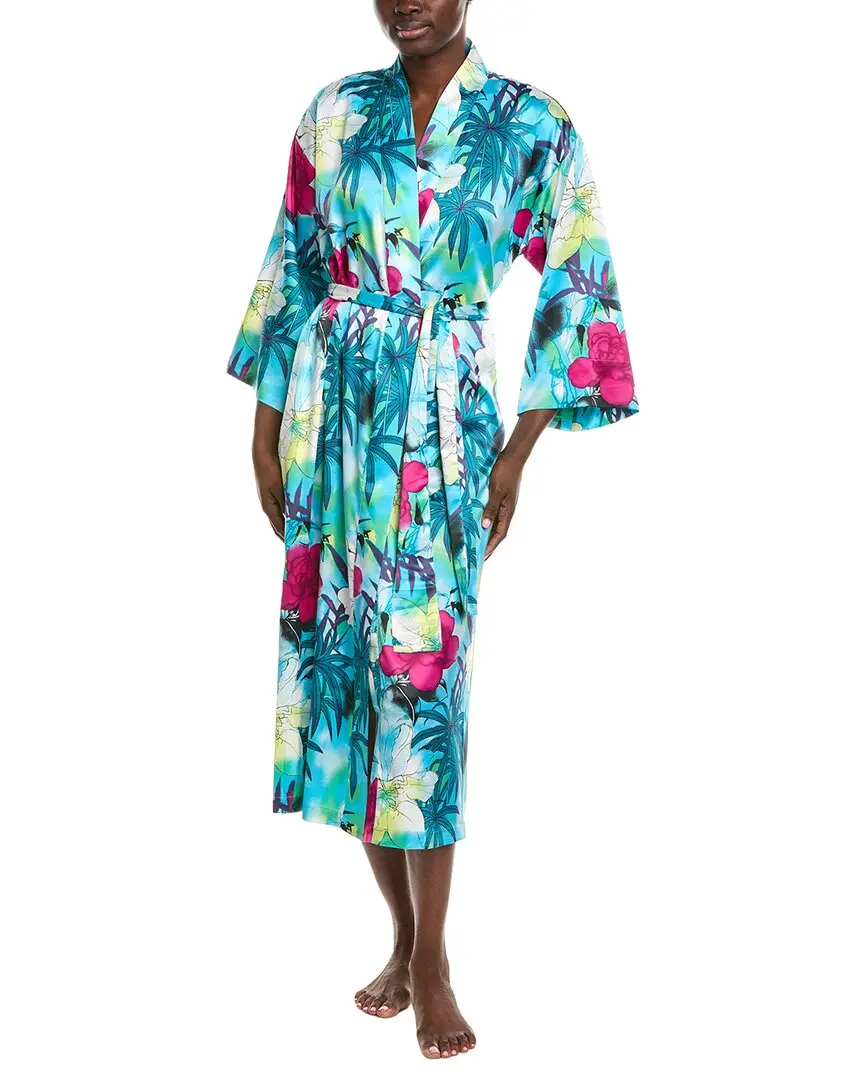 N Natori Viva Printed Satin Robe