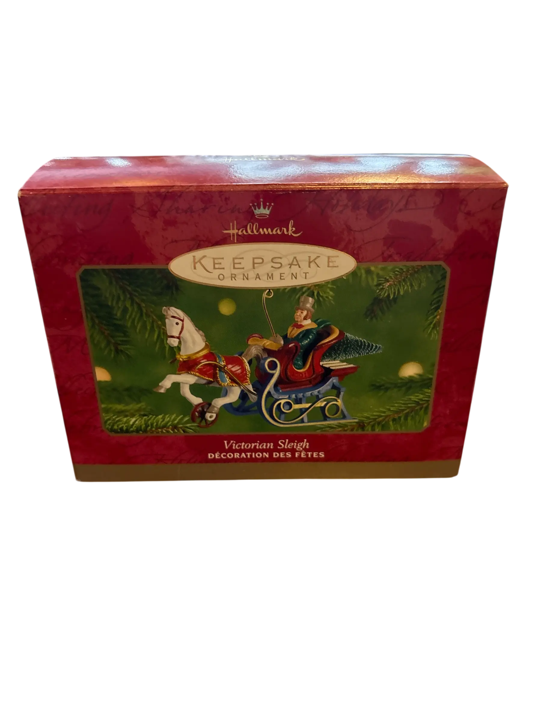 Hallmark Victorian Sleigh 2001 Keepsake Ornament