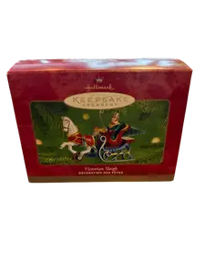 Hallmark Victorian Sleigh 2001 Keepsake Ornament