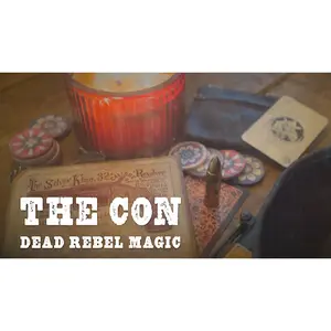 Dead Rebel Magic The Con by Steve Cook - Legendary Effect with Leather Wallet & Poker Chips - Magic Tutorial Included