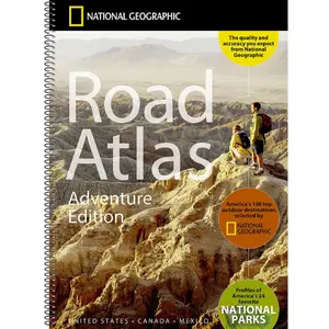National Geographic Road Atlas 2026: Adventure Edition [United States, Canada, Mexico] Spiral-bound