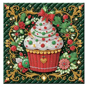 5D DIY Diamond Arts Colorful Painting Kit, Ice Cream Pattern Diamond Arts Colorful Painting without Frame, Handmade Art Crafts for Home Decor, Diy Kits