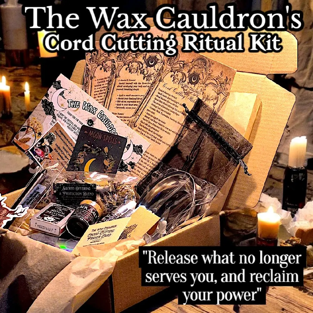 Cord Cutting Ritual Kit/ Witchcraft/spiritual/ Gift Set/Ritual Alter Supplies