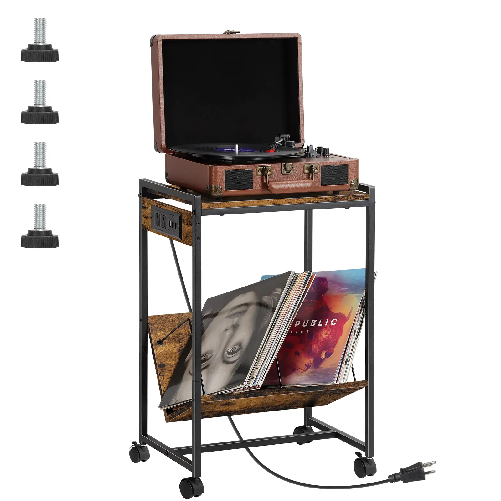 Rustic Brown with Chaging Station