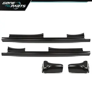 FIT FOR 14-18 CHEVY SILVERADO GMC SIERRA DOUBLE CAB ROCKER PANELS CAB CORNERS