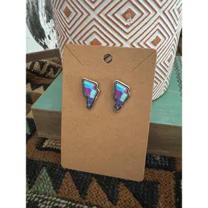 Retro Dainty Bolt Earring