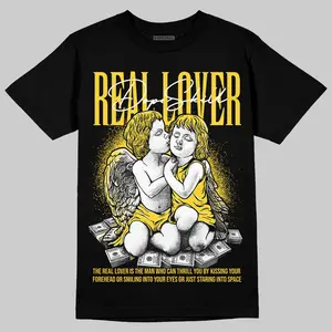 DopeSkill Graphic Tees Black Tour Yellow Thunder 4s Streetwear Unisex Cool T-Shirt Sneaker Colour Matching Real Lover Graphic