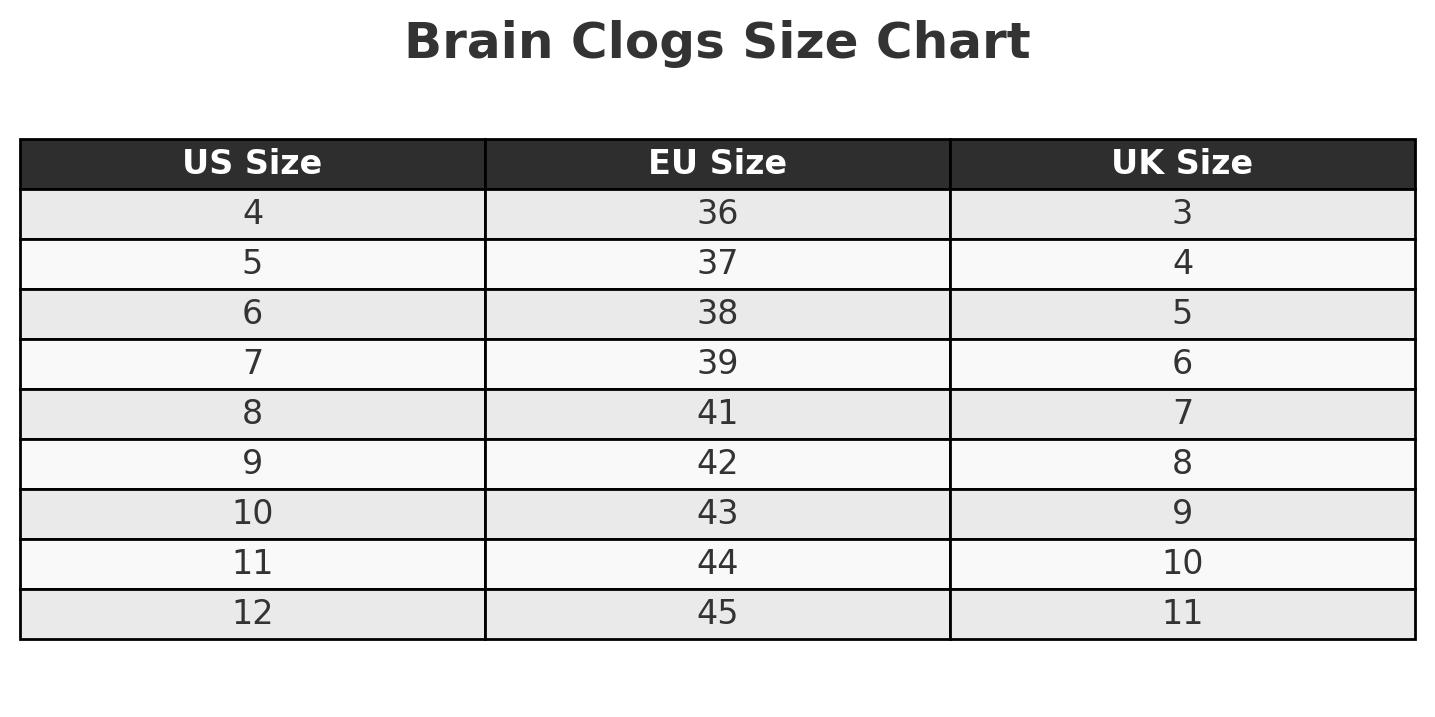 FYPM Brain Clogs Shoe