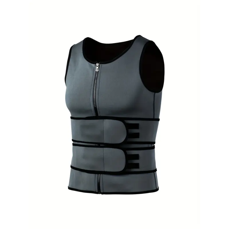 Women's Casual Compression Vest, Solid Neoprene Waist Cincher & Abdominal Belt Shapewear for Sports, Fabric