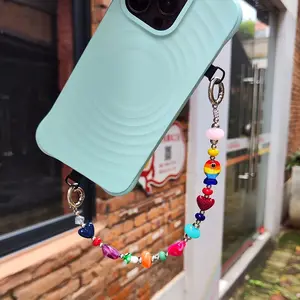 Colorful Ocean Fish Mobile Phone Chain, Durable Fashionable Hanging Strap, Includes 2 Phone Stickers, Perfect Gift Recommendation