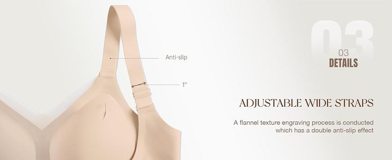 OEAK 2PCS Women Wireless V Neck Crossover Mesh Jelly Bras Comfortable Bralette Supportive Tshirt Bra No Underwire Seamless Push Up Everyday Bras