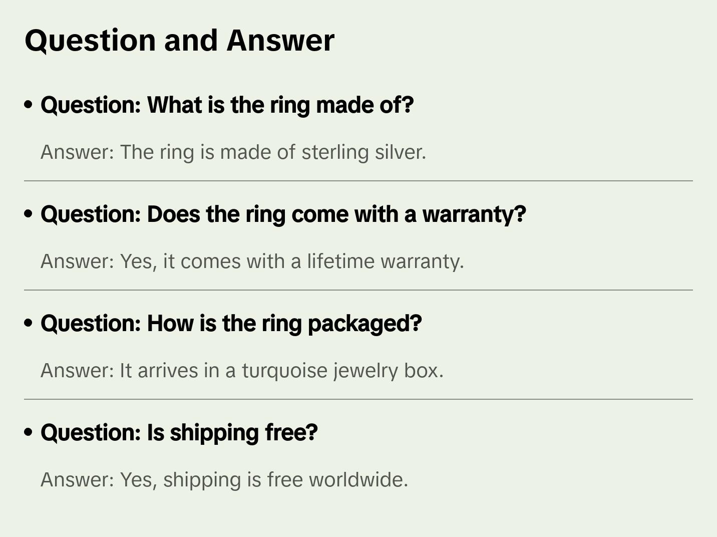 Silver Concave Tapered Ring