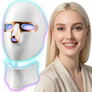 Red Light Therapy Mask for Face,Cordless LED Face Mask Light Therapy,USB C Rechargeable,Infrared Lights Masks for Home Working Travel Yoga Sleep
