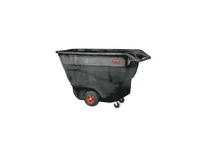 RUBBERMAID FG9T1500BLA 1 cu. yd. 1250 lb. Tilt Truck