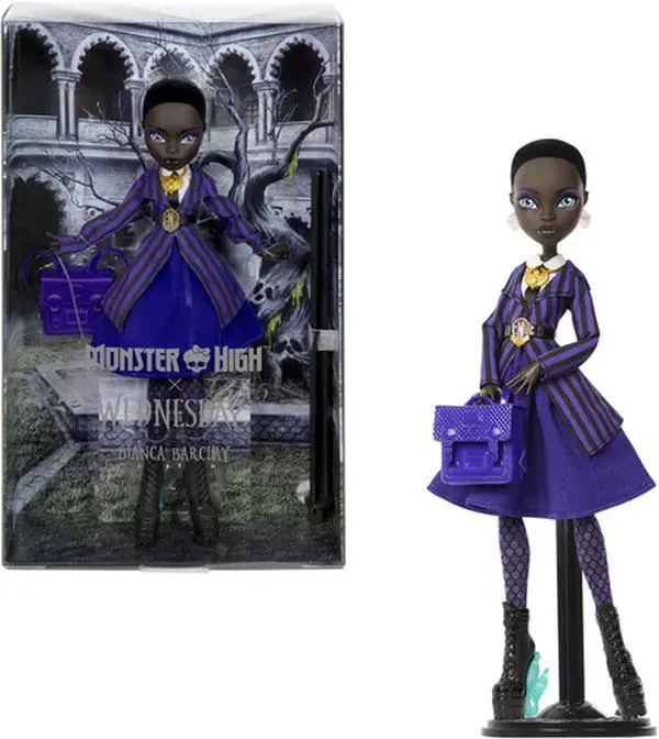 Monster High x Wednesday Bianca Barclay in Nevermore Academy Uniform Collector Doll  [COLLECTIBLES] Paper Doll, Collectible