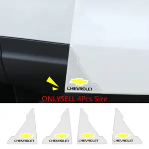 4 PCS Car Badges Universal Transparent Silicone Car Door Corner Impact Protection Protective Anti-Scratch Stickers Car Door Protection Trim & Anti-Damage Anti-Scratch Car Accessories for Chevrolet Captiva Cruze Spark Colorado Malibu Trax Z71 Aveo Orlando
