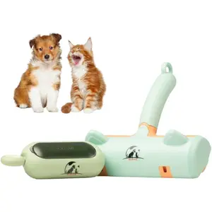 Pet Hair Remover Plus Bonus Compact Reusable Roller Bundle for Dog and Cat Fur & Lint Removal from Bedding, Furniture, Car Seats, and Clothing