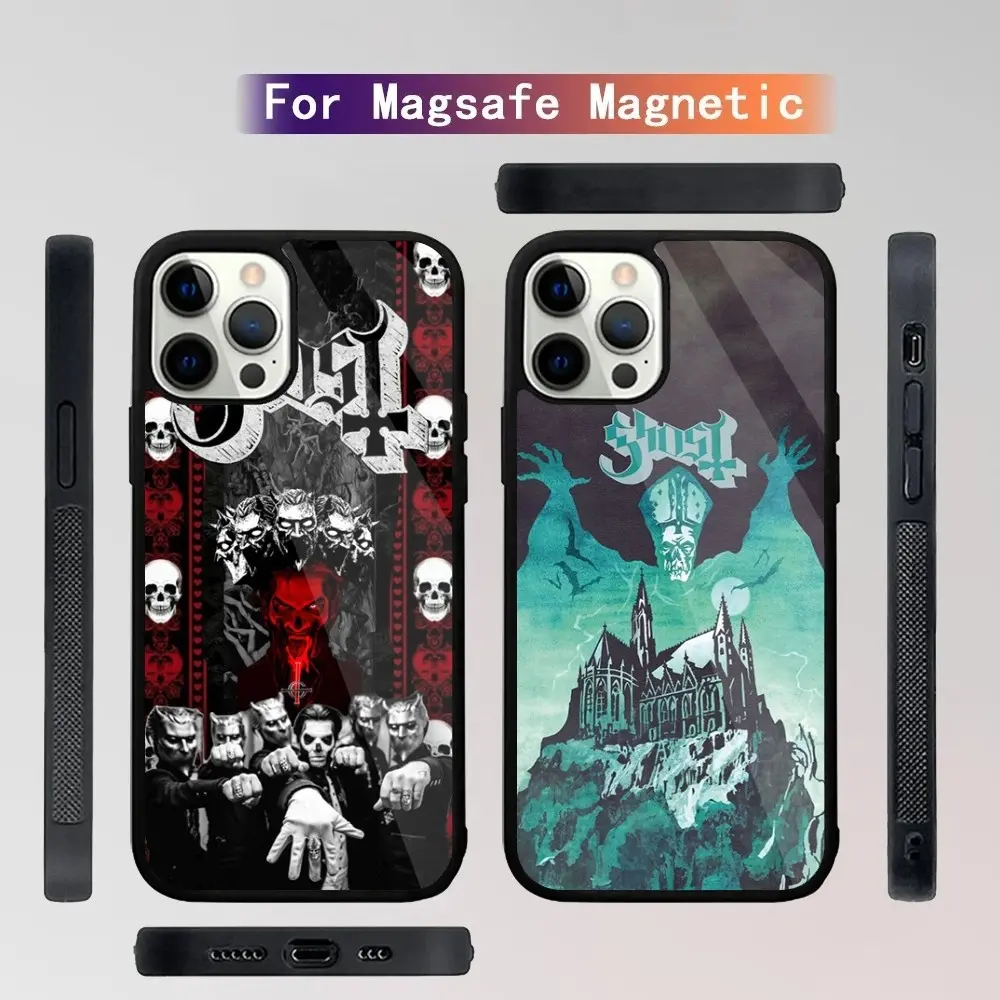 Ghost Heavy Metal Band  Phone Case For iPhone 17PROMAX,1615,14,13,12,11,Plus,Pro,Max Mini Magsafe Magnetic Wireless Charging