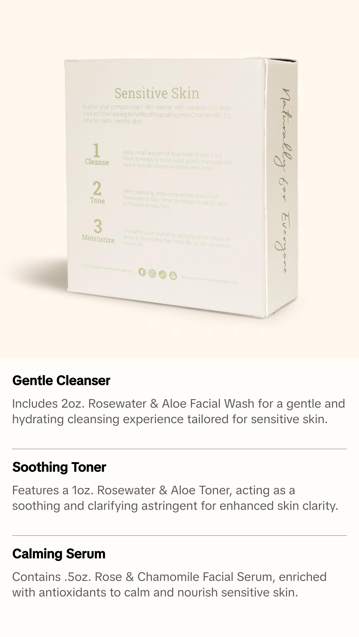 Sensitive Skin Mini Facial Kit