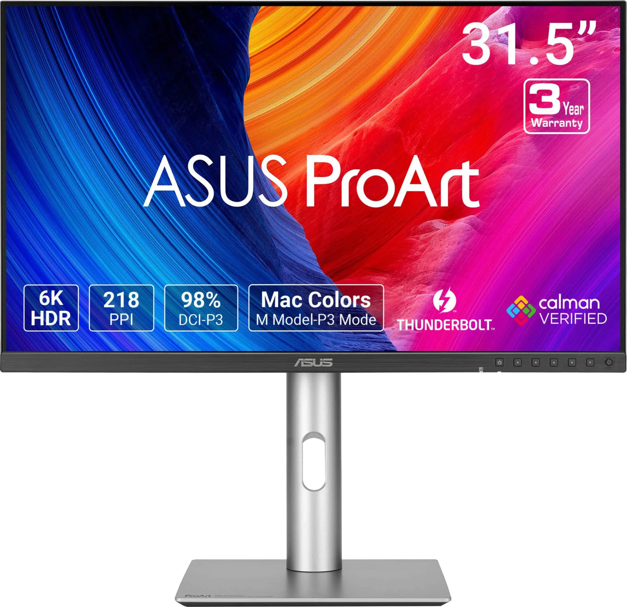 ProArt 32 6K IPS Professional Monitor with HDR 10 (DisplayPort, HDMI)