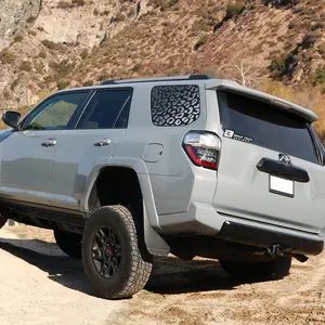 Universal Fit Animal Cow Print Leopard Cheetah Print 3rd Quarter Window Decal Stickers Compatible with Most SUV'S and Trucks