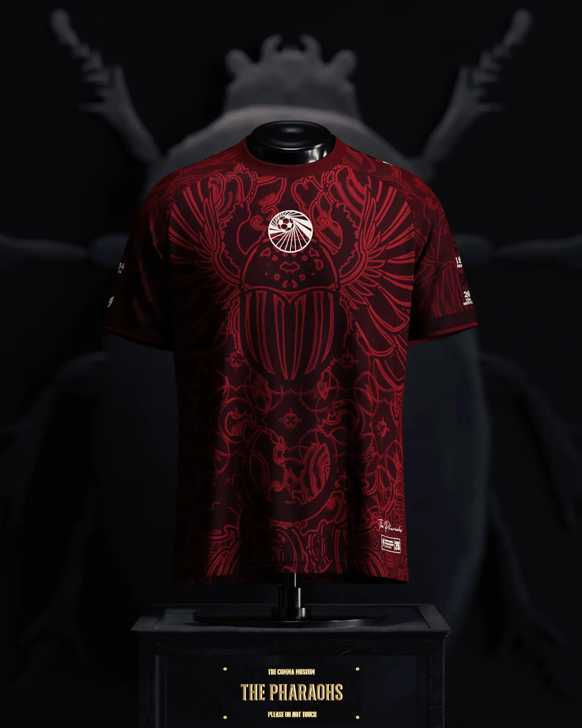 Egypt Heritage Jersey (2026WC Edition) Full Size for Everyone - Exclusively for Egyptian fans - Version featuring embroidered logo and premium details - Premium, breathable cotton material for summer -