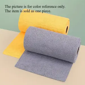 1 Roll(20 Sheets), Reusable Microfiber Towel Roll, Hand Tear Cleaning Towels, Washable Ultra-Fine Fiber For Car Cleaning Cloth, Multipurpose Absorbent Cleaning Wipes, Microfiber Cleaning Cloths, Dish Towel, Kitchen Rag
