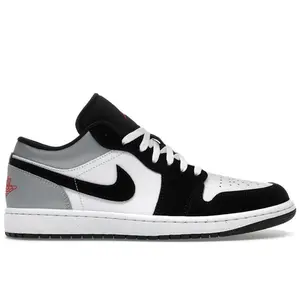 Jordan Men's 1 Low SE White Fire Red Black Matte Silver Basketball Shoes, from StockX