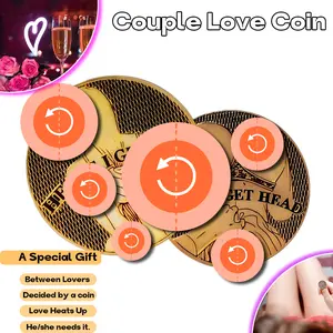Couple Gifts ,Couple Love Coin Unique Design Coin, Dating Gift.
