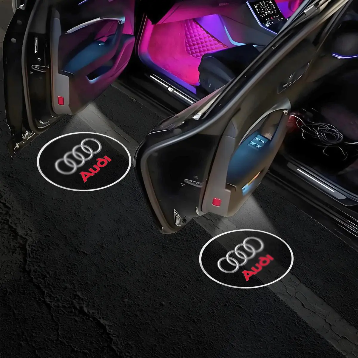 LED Car Door Welcome Logo Projector Lights, Parking Lights for Audi, GMC, Mitsubishi, RAM, Dodge, Jeep, Cadillac, Acura, Parking Lights Led Car Door