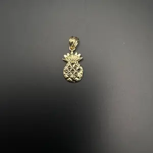 10k pineapple charm