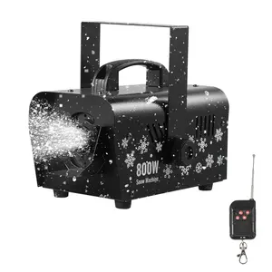 【FathersDayGift】VEVOR Snow Machine, 800W Handheld/Hanging Snow Maker, Portable Wireless Remote Snowmaking machine with 1L Tank & Handle, Outdoor & Indoor Snowflake Maker for Christmas Party Stage Effect