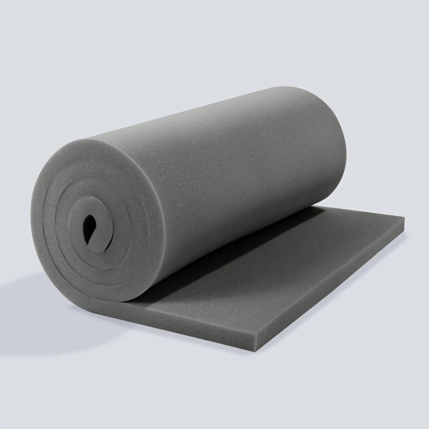 Upholstery  Memory, 1/2" Height 72" L x 24" W High Density  Padding Couch Cushion Support,Cut to Size  Furniture Replacement Pad for Sofa, Mattress Sag Support, (0.5" H, Gray)