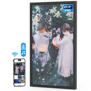 Arktronic 21.5 Inch 64GB Extra Large WiFi Digital Picture Frame, 1920 x1080 IPS FHD Digital Photo Frame, Remote Control, Light Sensor, Easy to Share Photos/Videos via App& Email, Gift for Grandparents