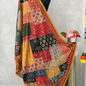 Indian Dupatta | Colorful Soft Shawl