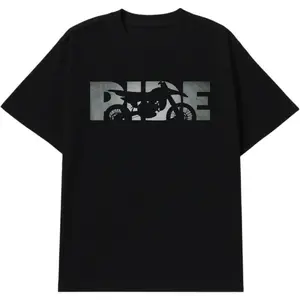 Men's Casual Cotton Round Neck Shortsleeve Graphic T-Shirt - Tops, Simple Clothes for Motocross Dirt Bike Off-Road Sports Riders