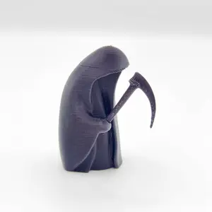 Halloween Ghost Reaper Figurine, 3D Printed Halloween Decoration, Desktop Ornament, Miniature Model, Gift Idea, Decorative Item