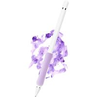 White pen with Purple Grip