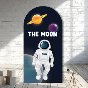 Moon Backdrop Theme Party Decoration Set, Festive Home & Party Supplies Backdrop Banner Kit