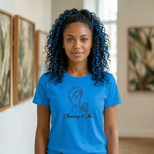 Mommy & Me Shirt – Mother’s Day Gift for Moms (Blue)