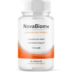 (1 Pack) NovaBiome Probiotic Gut Health & Digestive Function Nova Biom 60 Caps