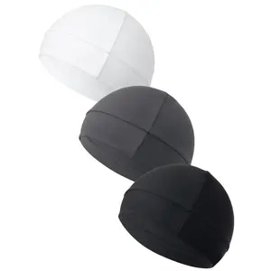 Lightweight Breathable Skull Cap Beanie, Breathable Skull Caps for Men & Women, Running Beanie & Wave Cap for Men, Lightweight Stretch Fit Plain Color Beanie Hat for Outdoor Sports, Gym, Hiking