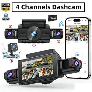 Ultimate Car Cam! 4-Lens + Reverse Image + FREE 32G 🚘🚗 Non-rechargeable, must be used while plugged in.