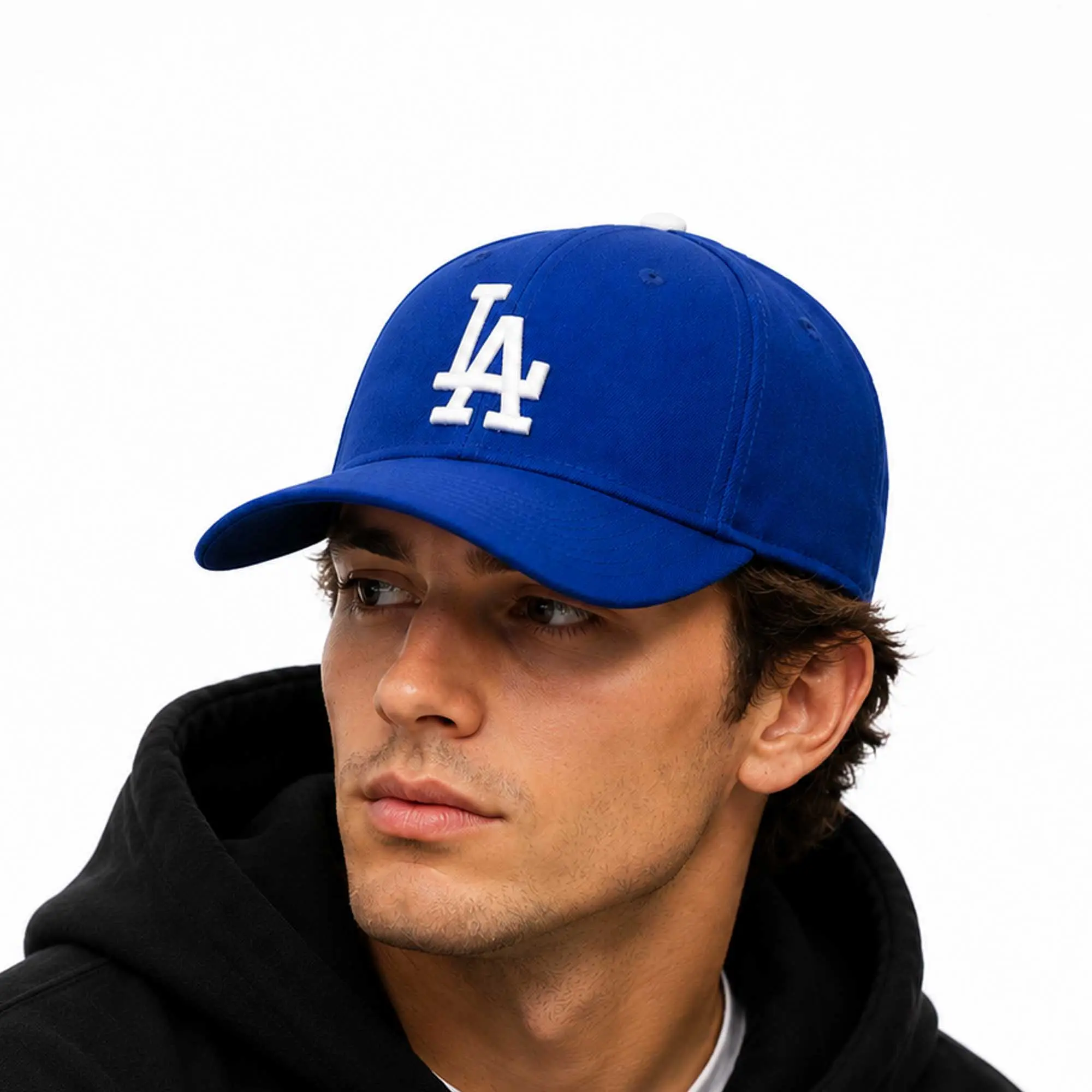 Los Angeles Dodgers LA Baseball Cap – Classic Blue Adjustable Hat, Embroidered LA Logo, Unisex Streetwear Sports Cap