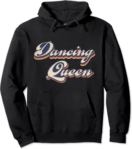 Dancing Queen Retro Dance Mom Vintage Dancing 70s Pullover Hoodie - Rosazamorap Shop 61B093F1FJ3B
