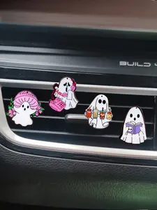 Halloween ghost car air vent aromatherapy ornaments cute car air conditioning vent decorations Car Air Diffuser
