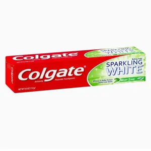 Colgate Sparkling ZS23 White Mint Zing with Baking Soda ~ 4oz Tubes (2 Pack) Oral